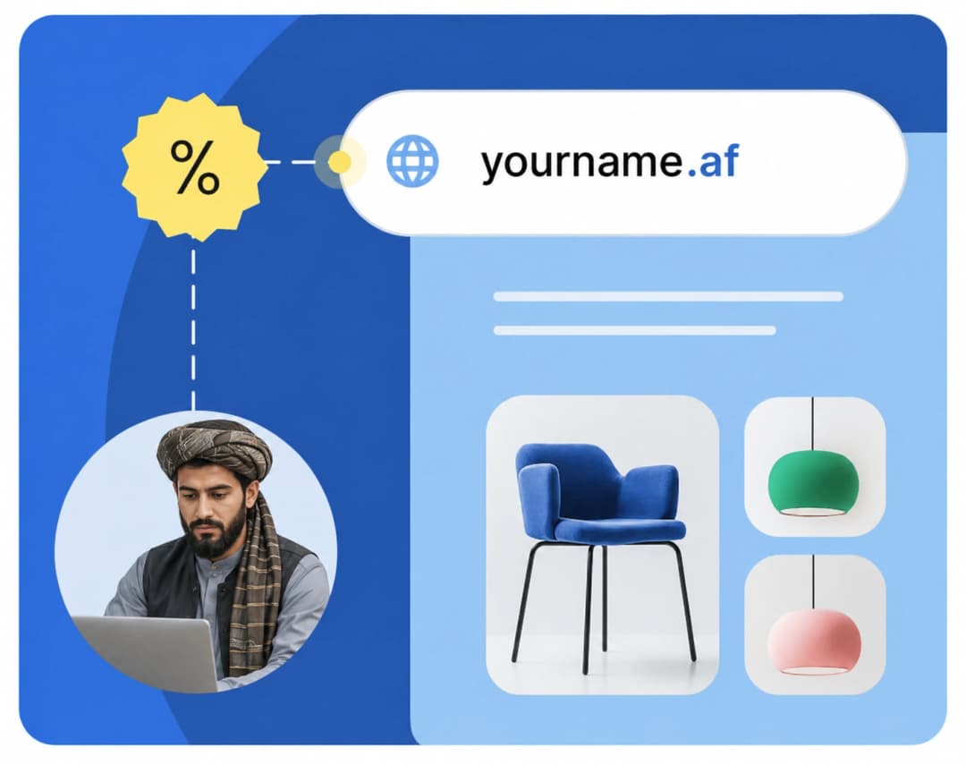 Free .AF domain registration with web hosting at AryanIct.com