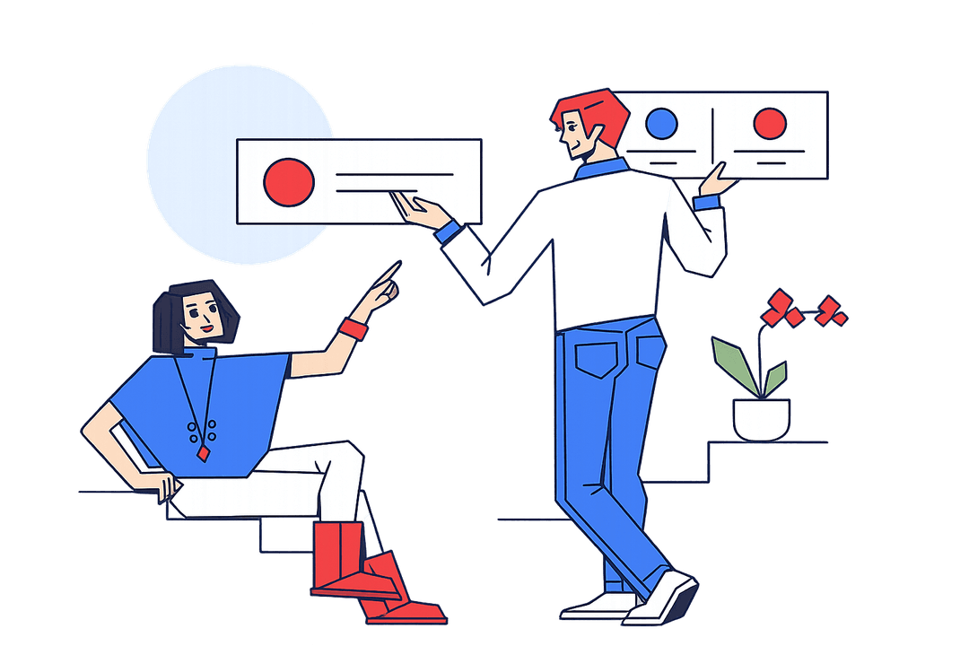 Easy to sell hosting illustration