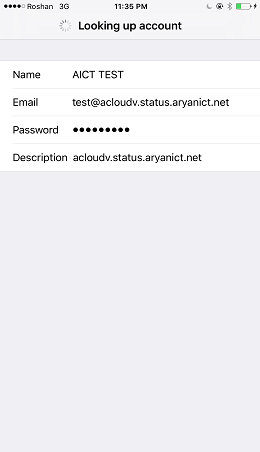 This section will look like the previous. You will want to select IMAP as with most mobile devices.